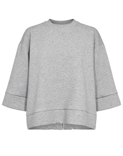 Nümph - NUNathalie Sweatshirt - Medium Grey Mel